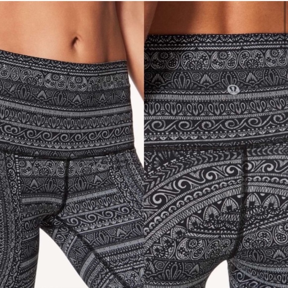 Lululemon:Leggings Wunder Under HR Nulux 28" EUC Black/4 - Picture 6 of 8